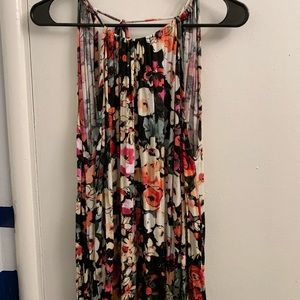 Floral VICI backless tank